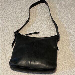Coach 9133 Legacy Gallery Slim Black Leather Shoulder Bag